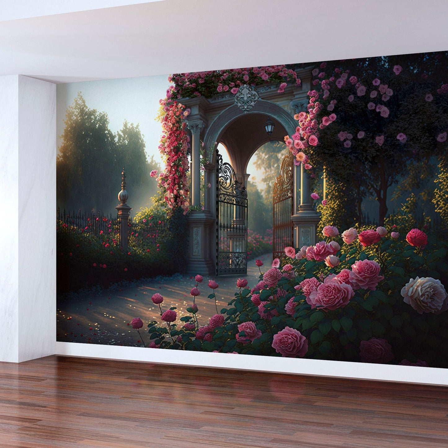 Retirement home wall murals
