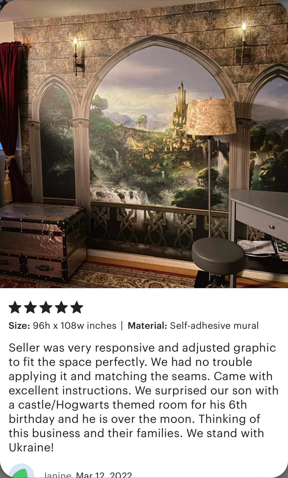 Whole Wall Mural Decal - Terrace With Arches And Waterfalls, Wallpaper, Tapestry