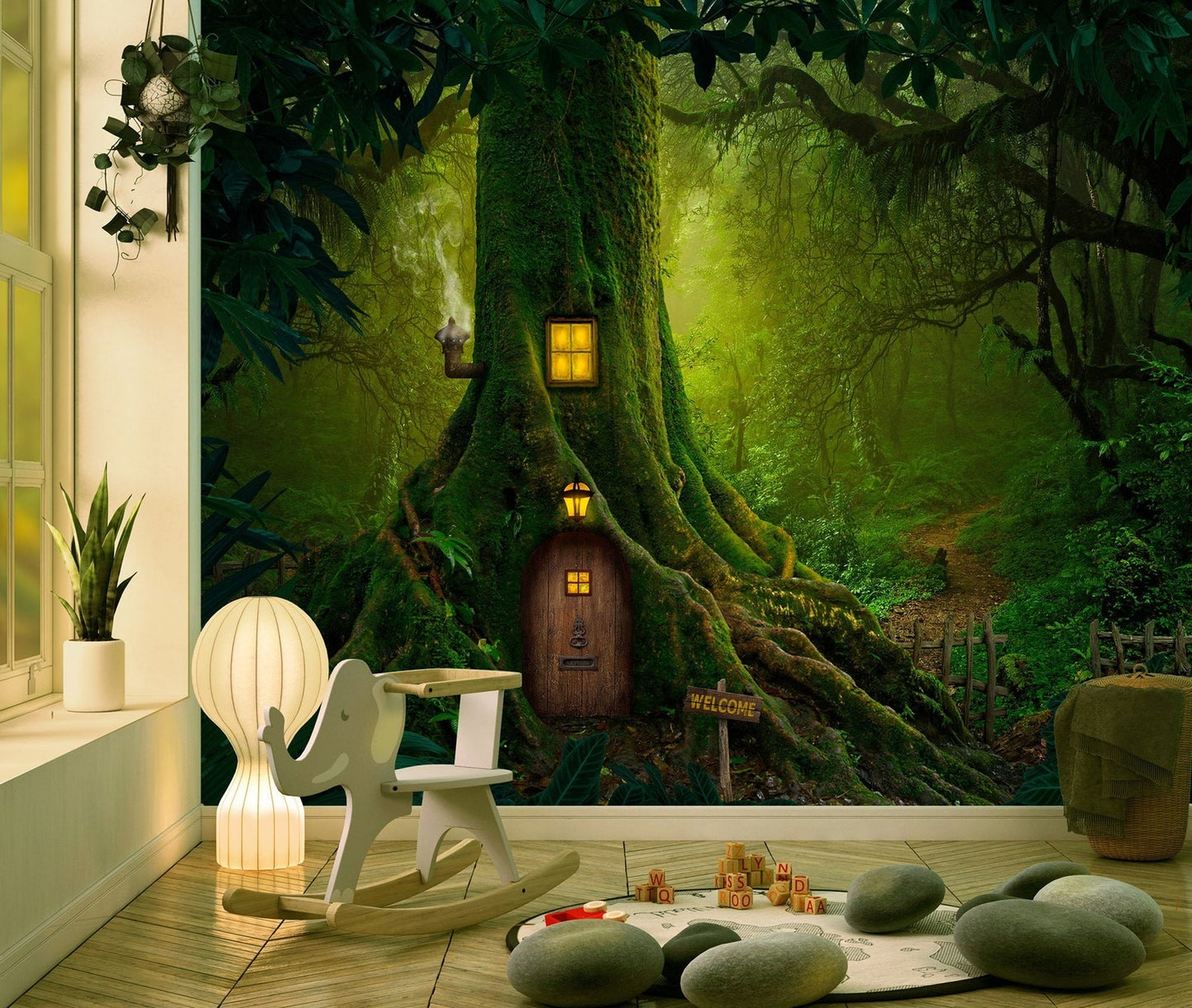 forest wall murals wallpaper