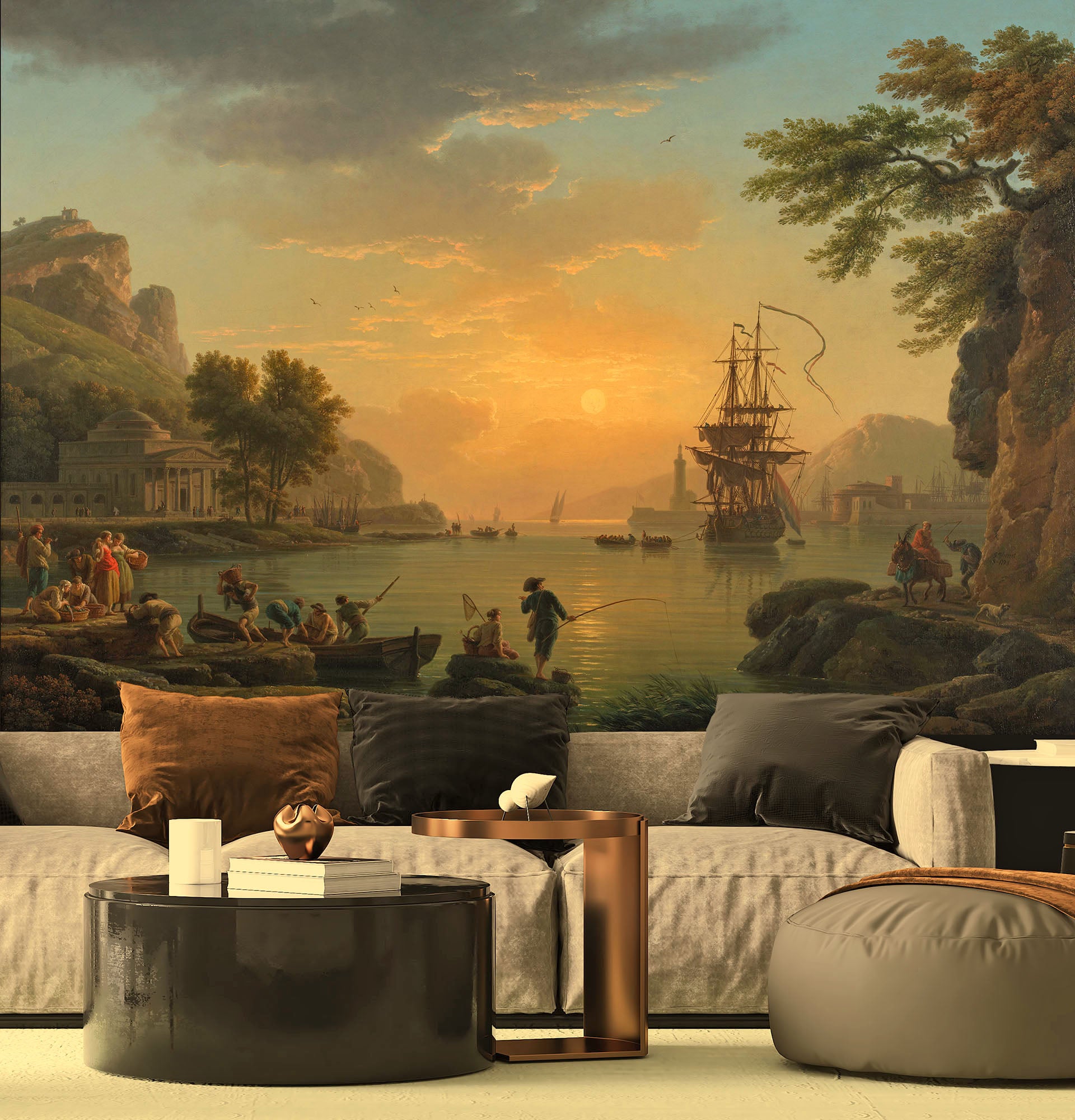 Classical painting wallpaper