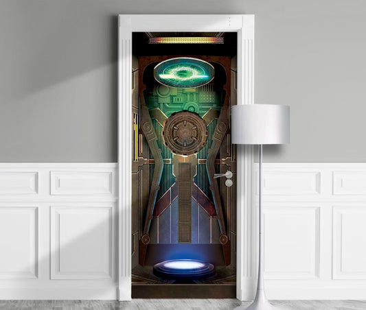 Sci-fi Regeneration Alcove Portal. Star Ship, Man cave bunker.