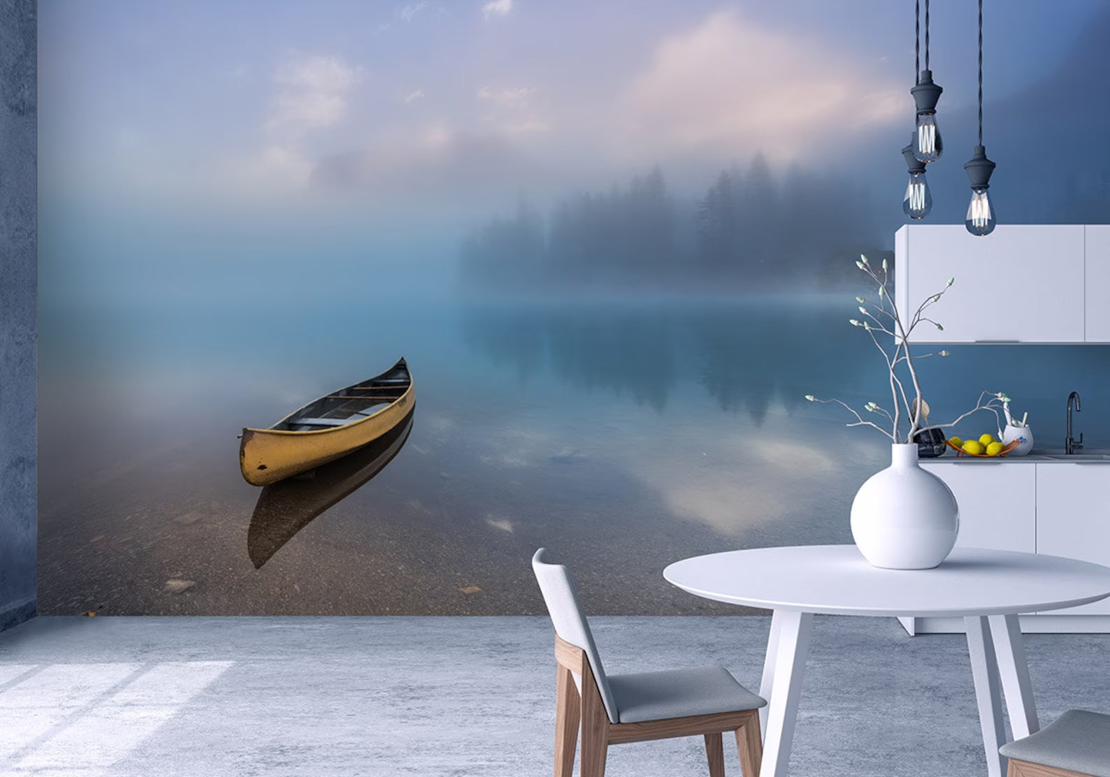 Lake Wall Mural - peel and stick wallpaper