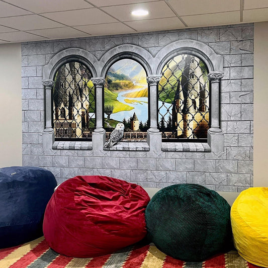 Castle Wallpaper - Nursery Wall Mural