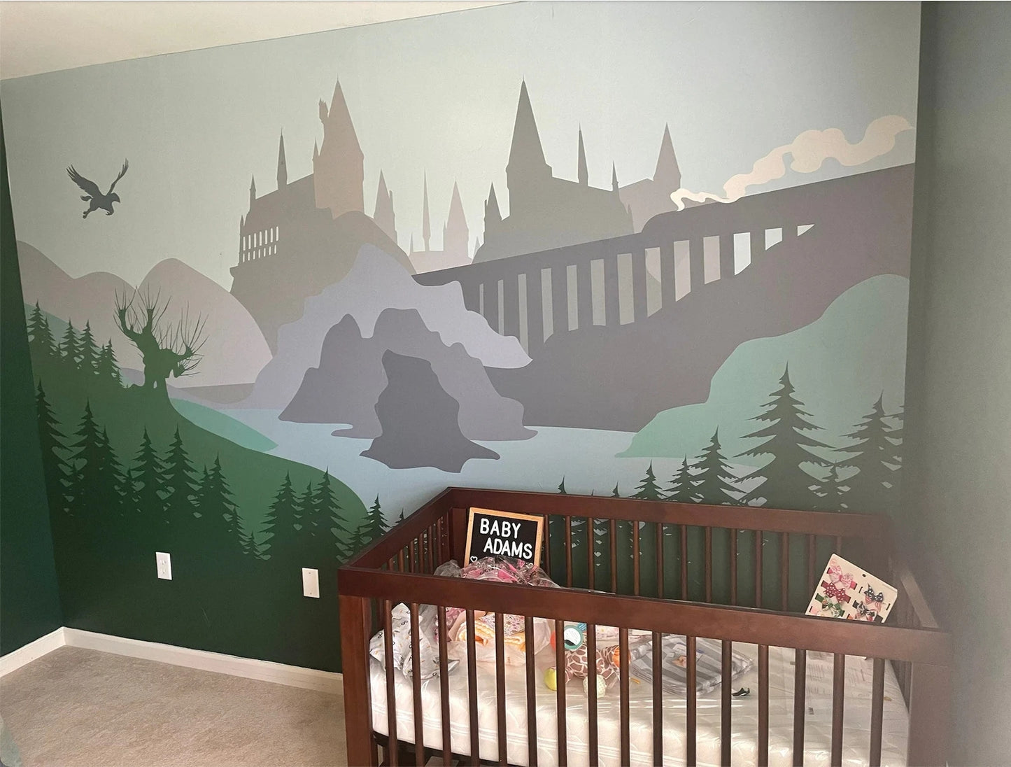 Baby room mural