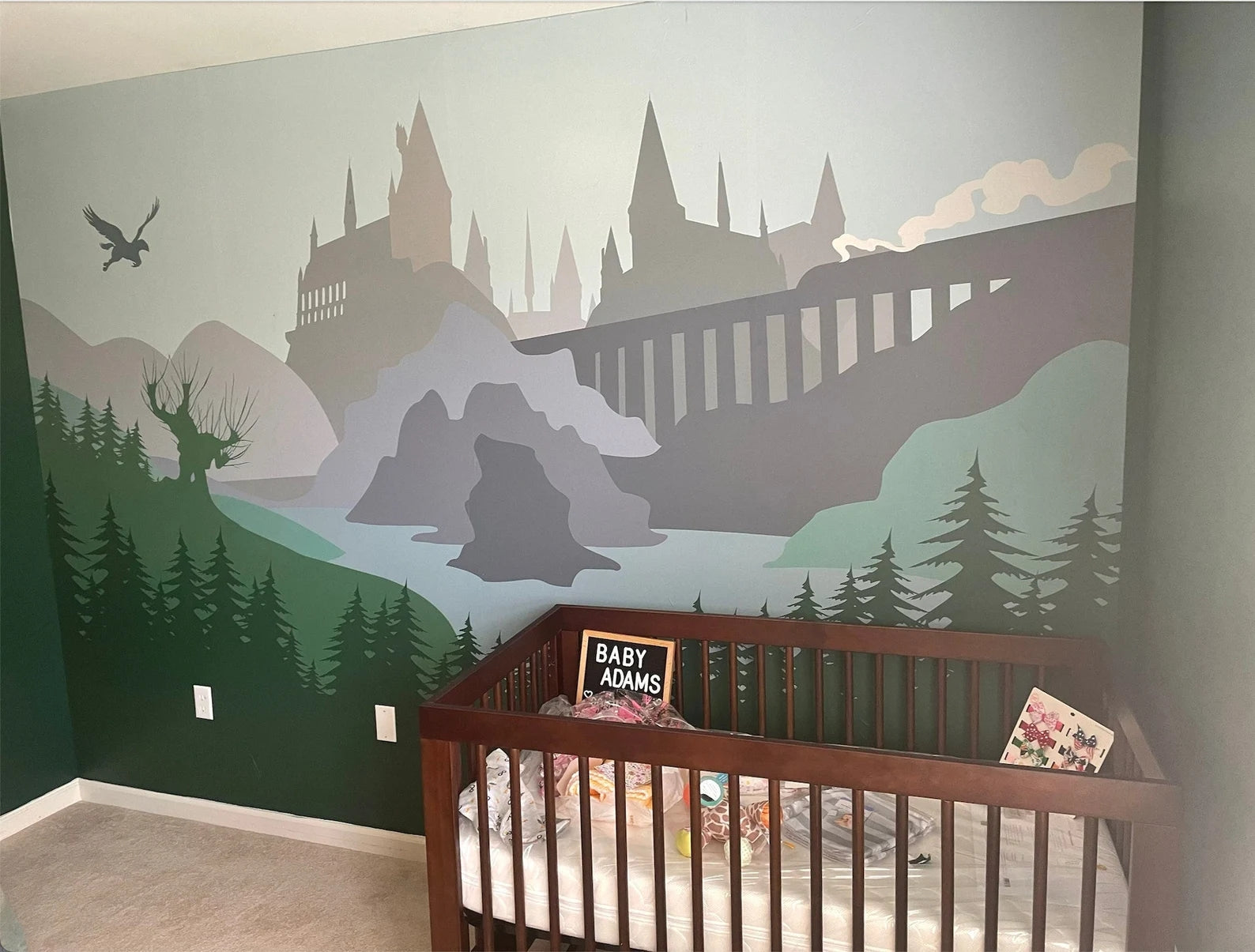 Baby room mural