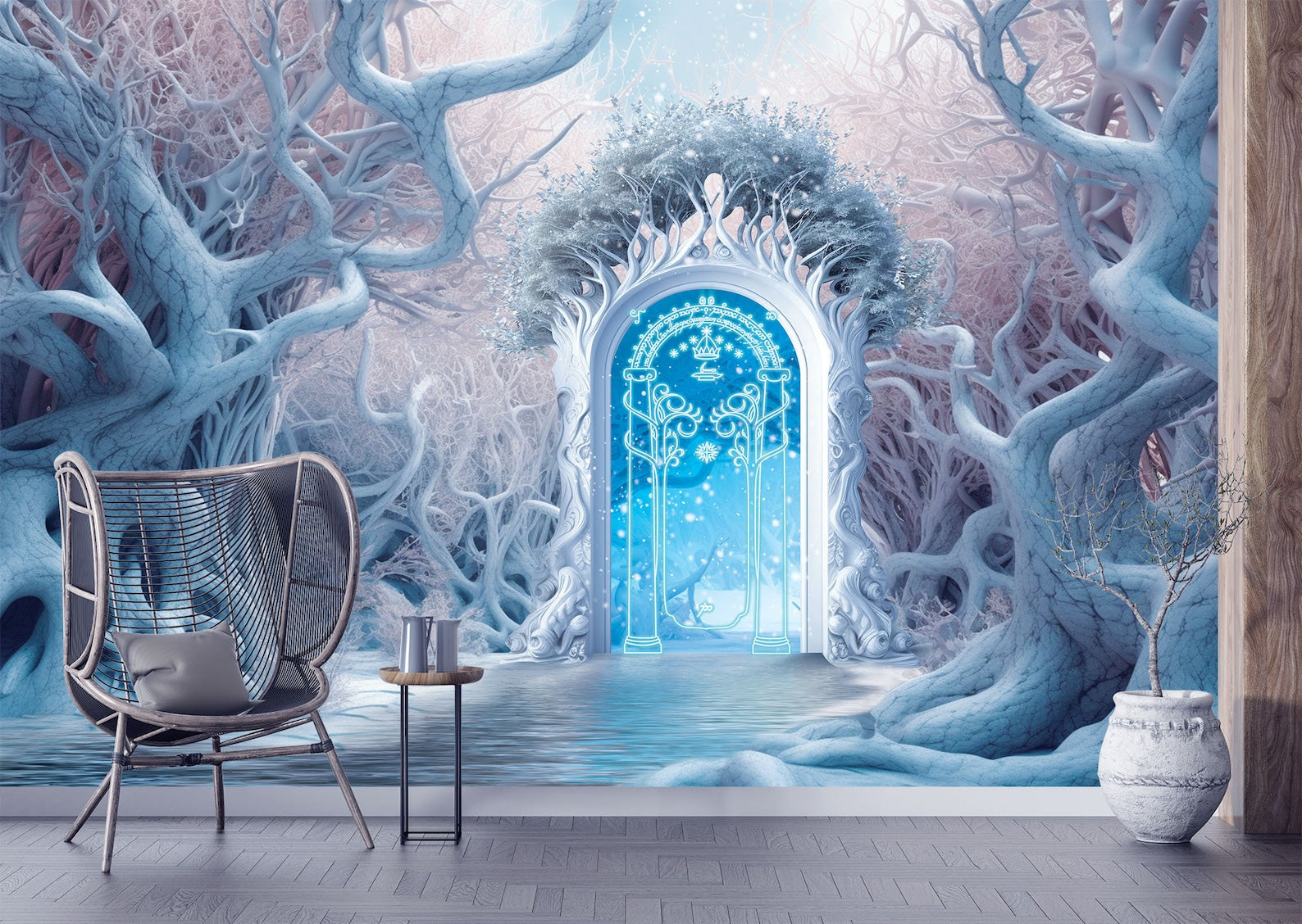 Durin Wallpaper, Magic door wall art