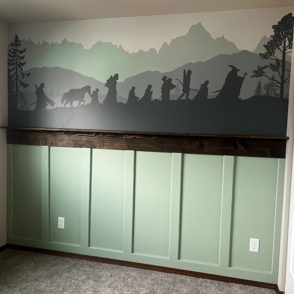 LOTR wall mural