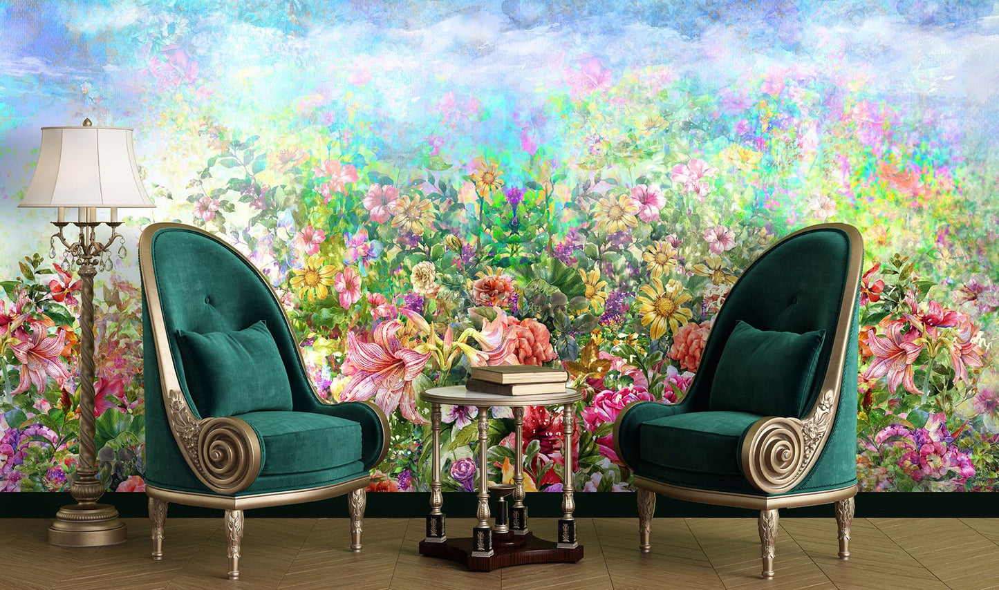 Garden Flowers wall mural