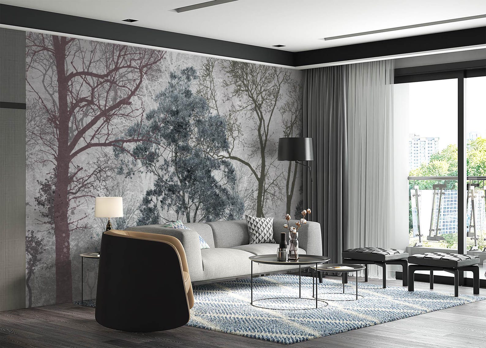 Restful Forest Wall Mural