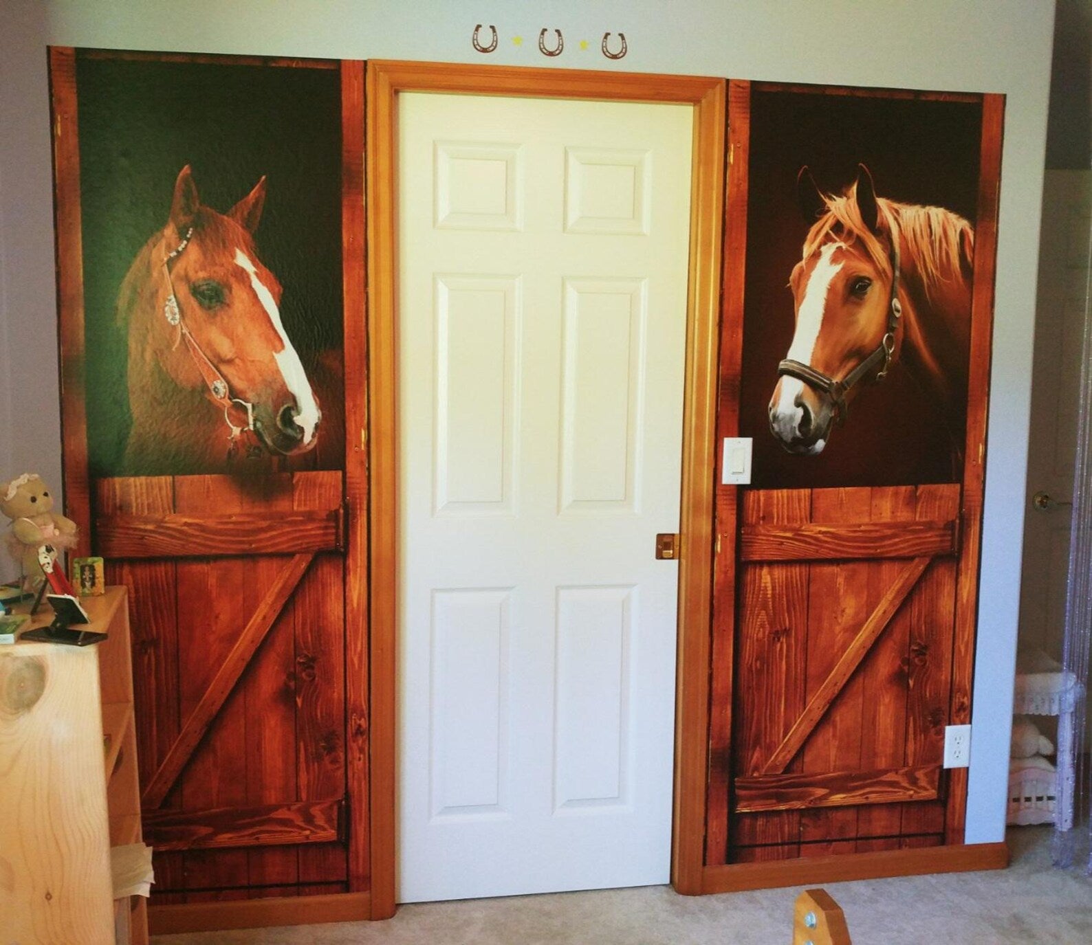 Door cover stickers