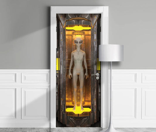 Alien Portal door wrap