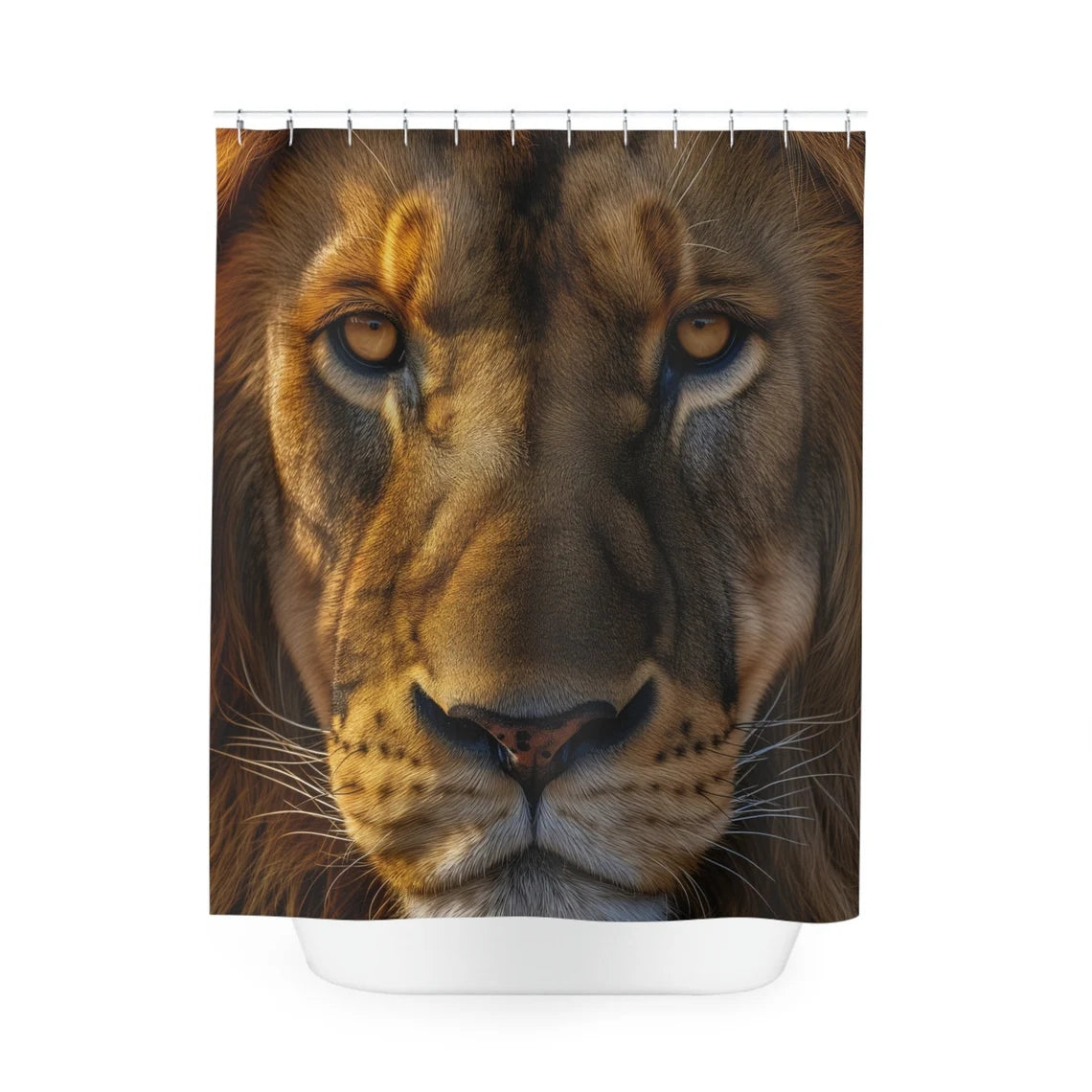 Lion Head Shower Curtain