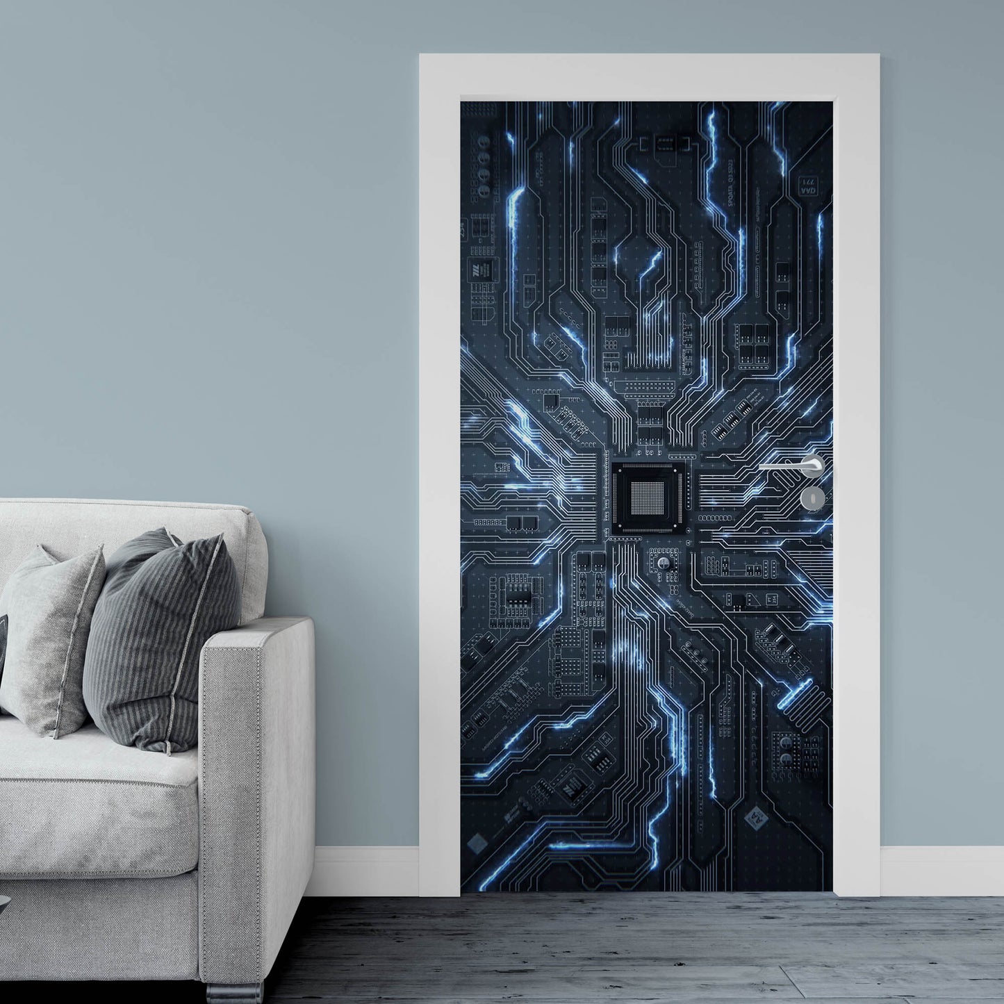 Man cave door sticker