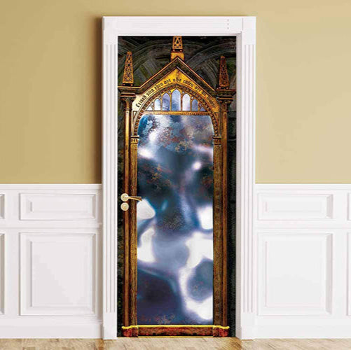Magic Mirror in School of Witchcraft and Wizardry door sticker mural