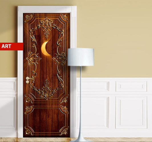 Glamor outhouse door for bathroom, restroom, washroom, can, john, head, latrine, men's/boys' room, ladies'/girls' room.