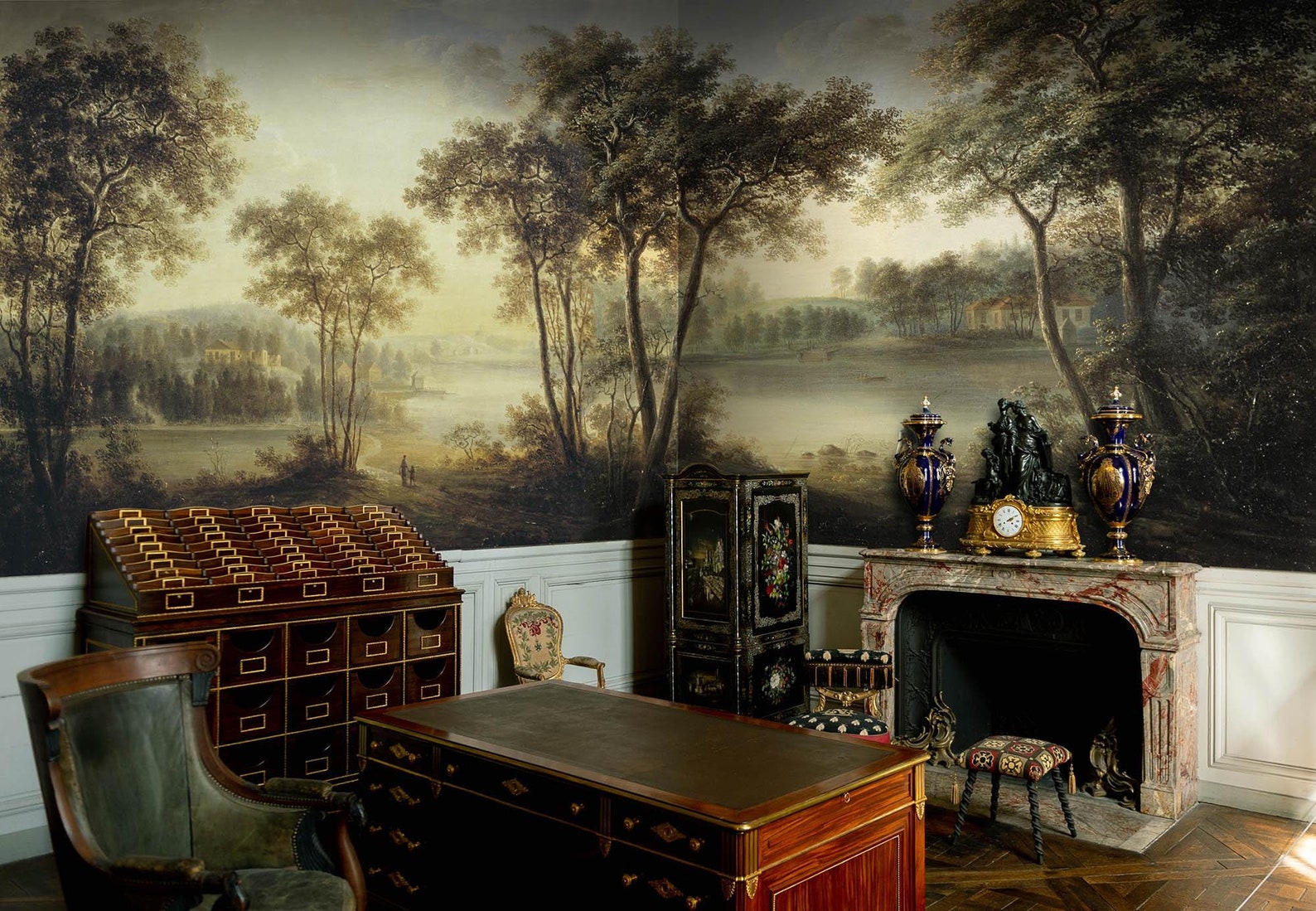 Painting, old classical art of Europe wall mural