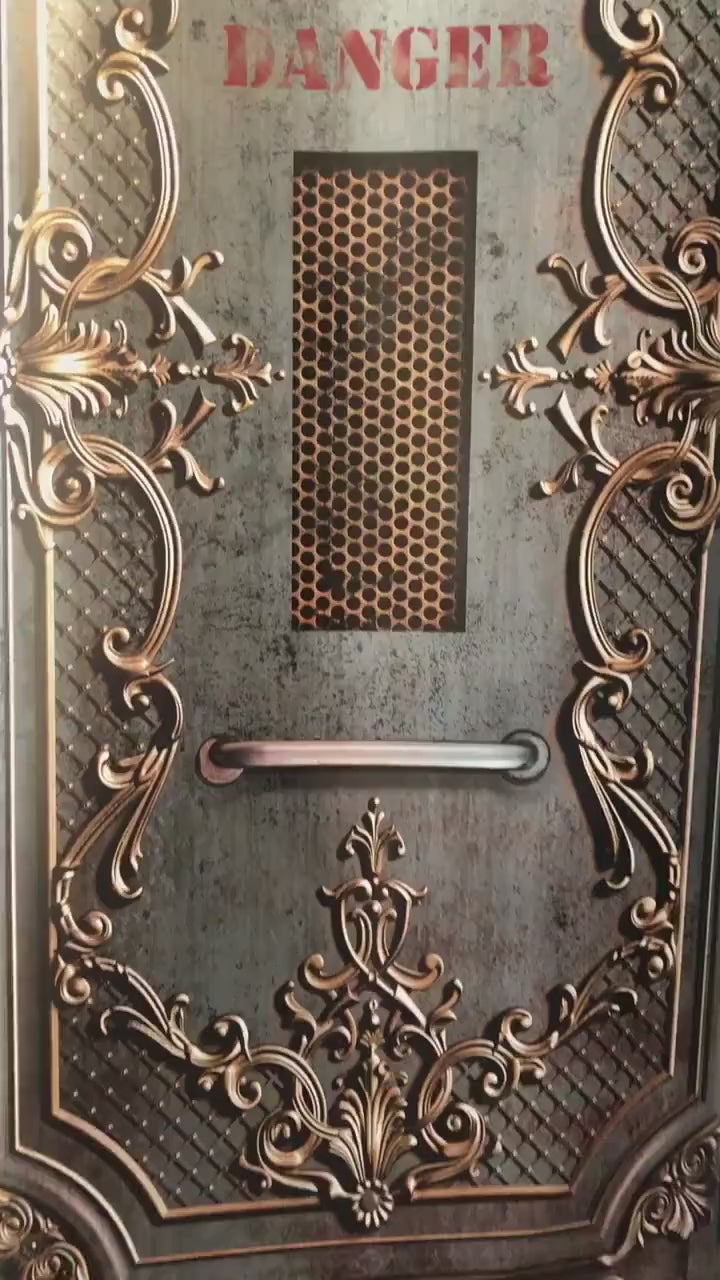 Crazy airlock door sticker