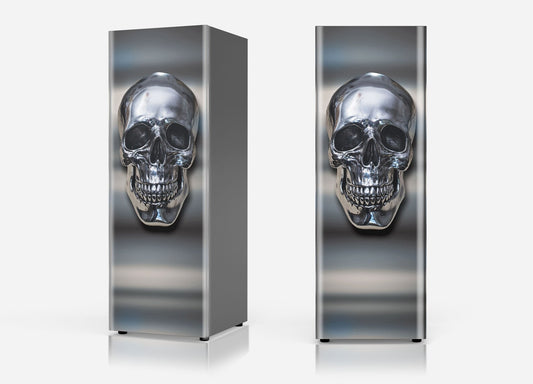 Refrigerator Cover - Metal Scull