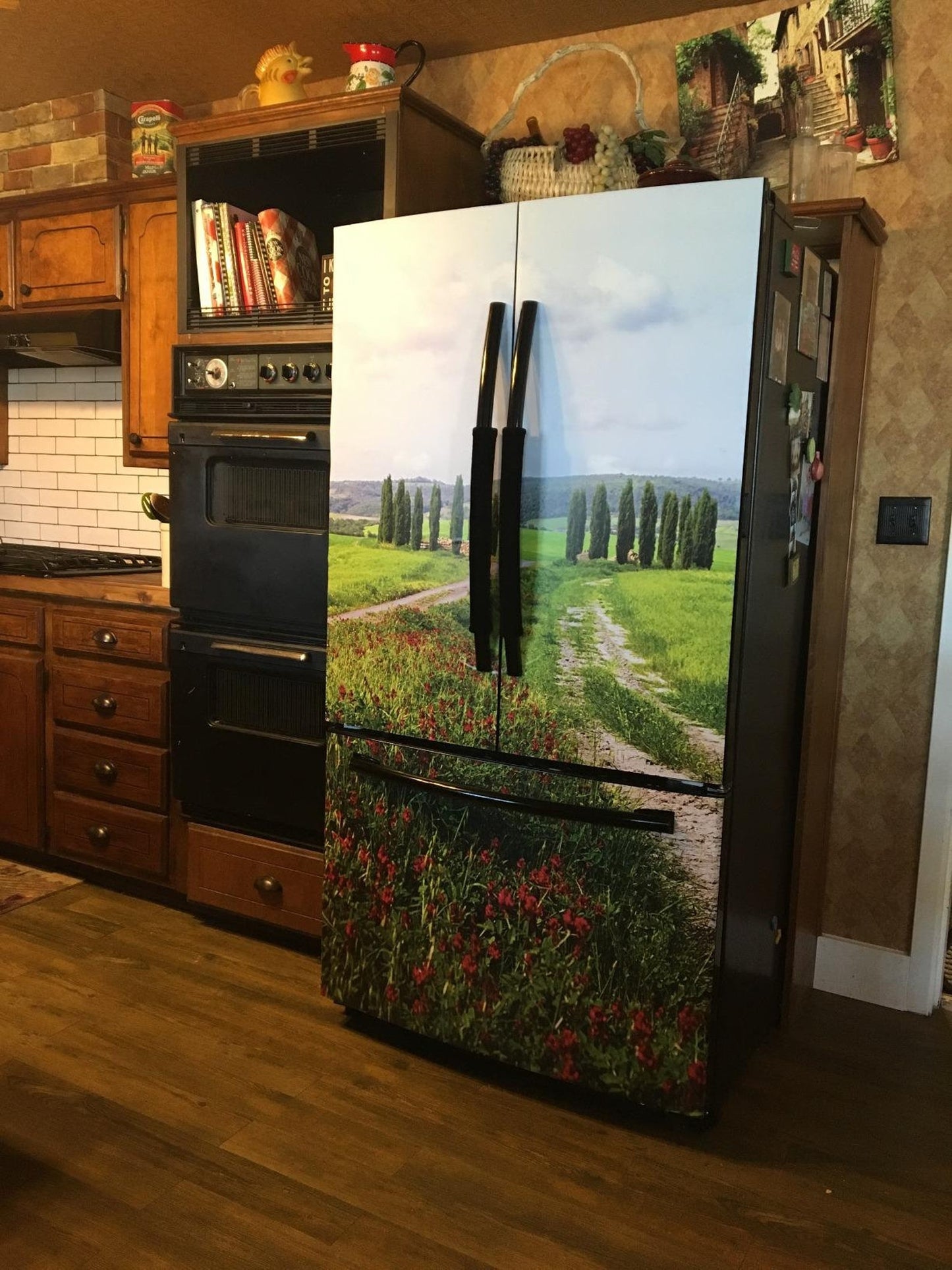 Tuscan fridge wrap