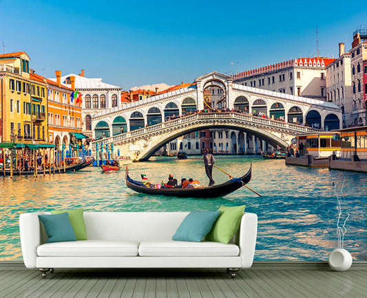 Venice wall mural - fabric murals for walls