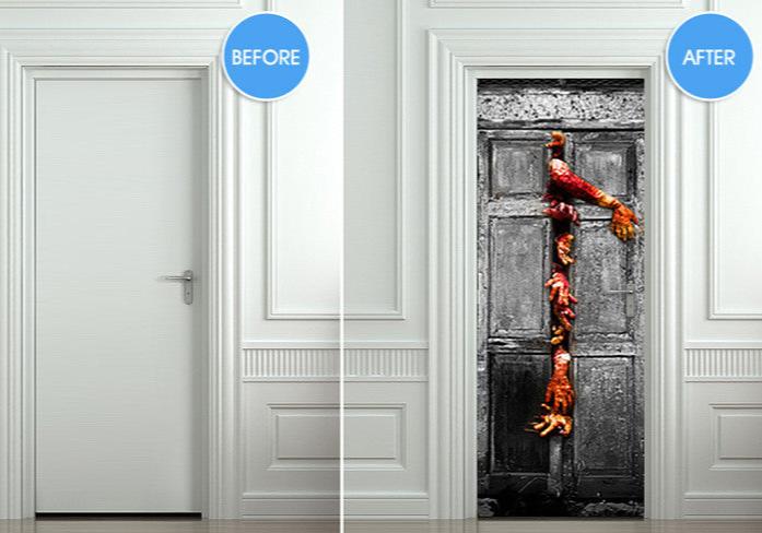 Horror door cover