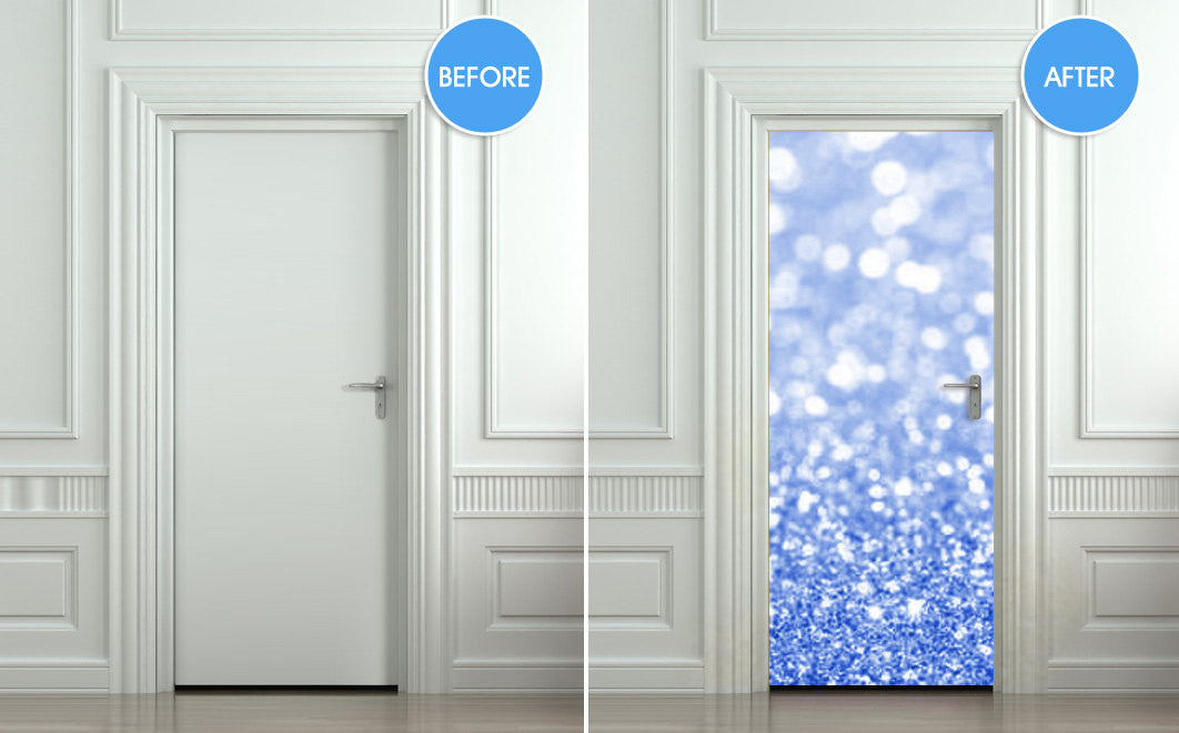 Sparks shimmer door sticker