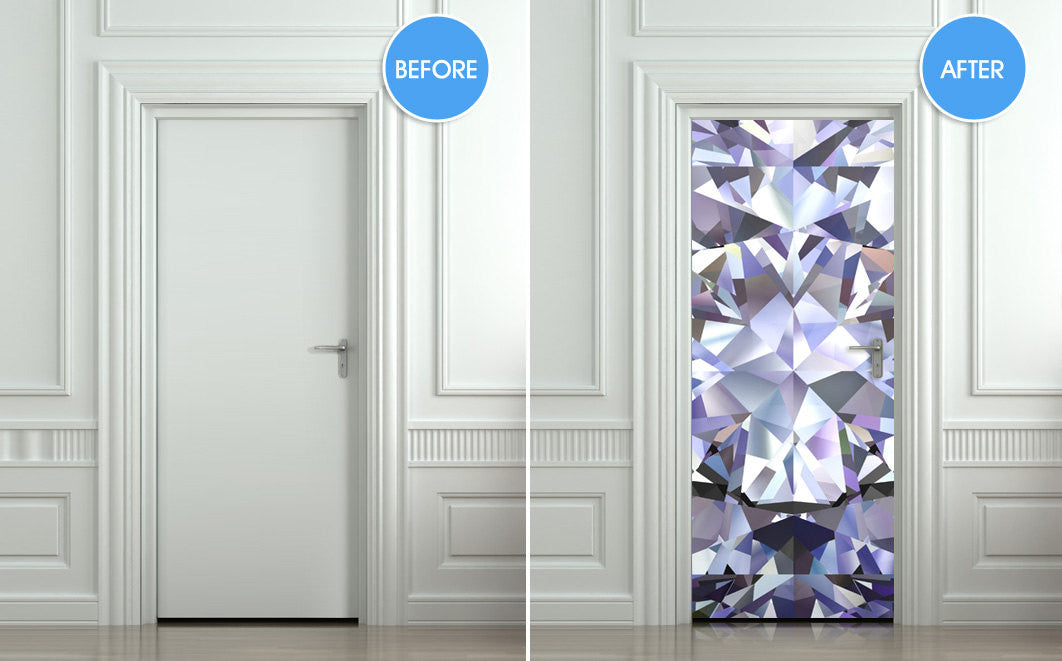 Door Wall STICKER poster diamond shimmer shine bling rhinestone cover film 30"x79" (77x200 cm) - Pulaton stickers and posters
- 2