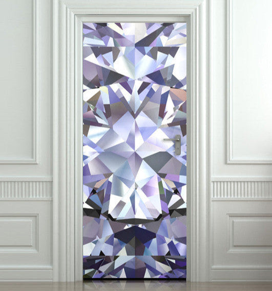Door Wall STICKER poster diamond shimmer shine bling rhinestone