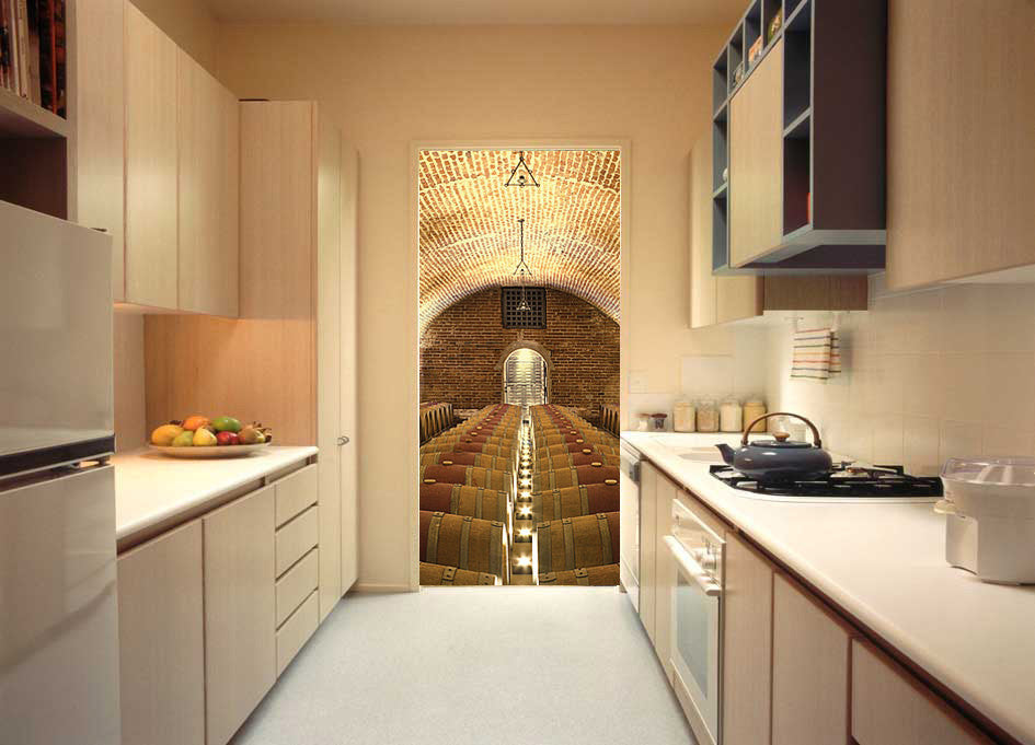 Kitchen door decor