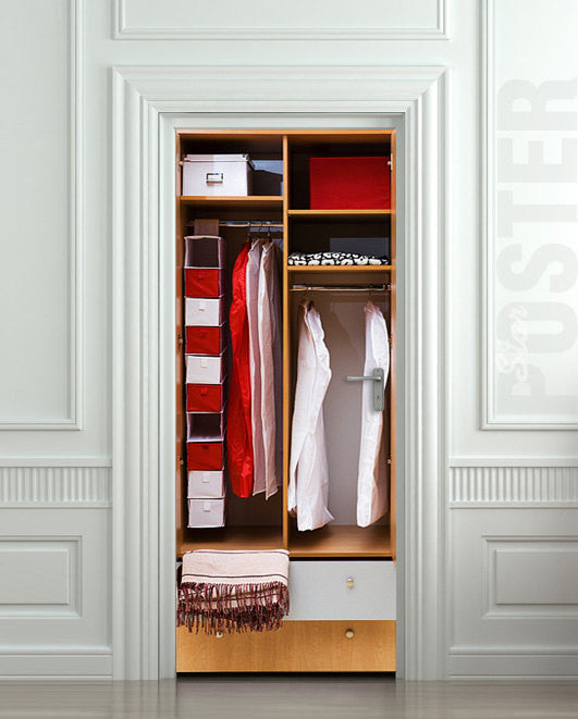Door STICKER wardrobe locker mural decole - Pulaton stickers and posters
- 1