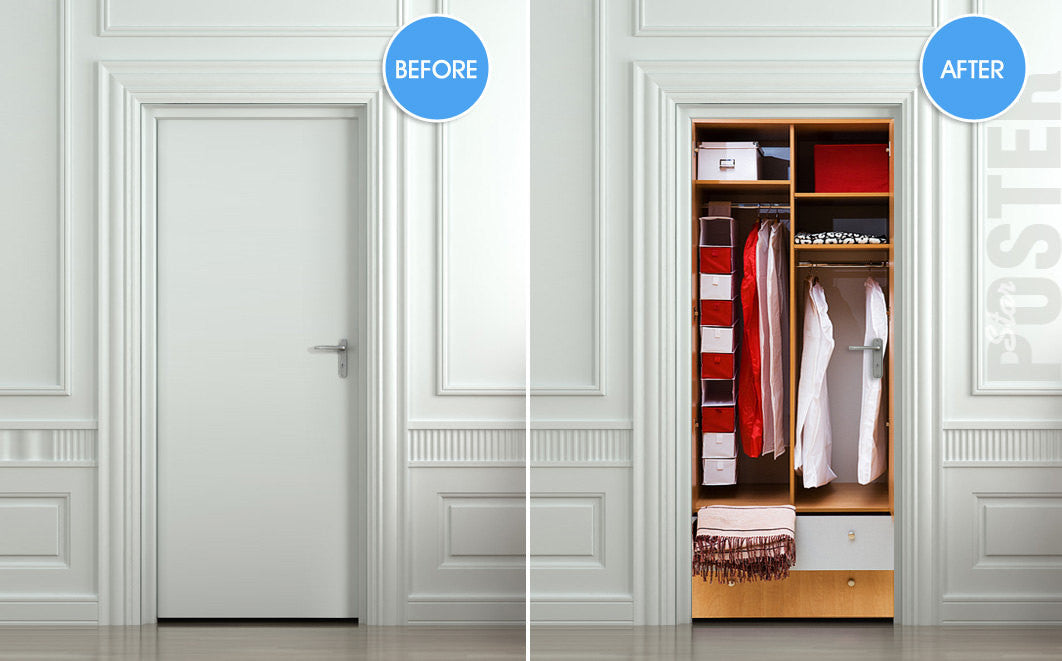 Door STICKER wardrobe locker mural decole - Pulaton stickers and posters
- 2