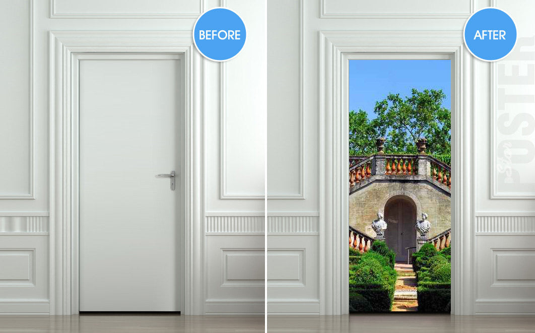 door sticker cover