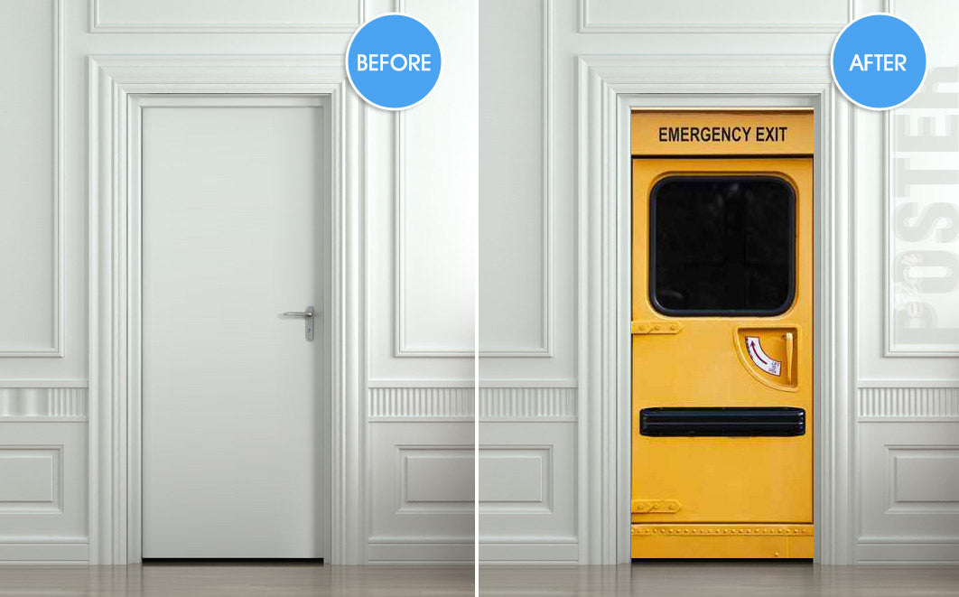 illusion door murals