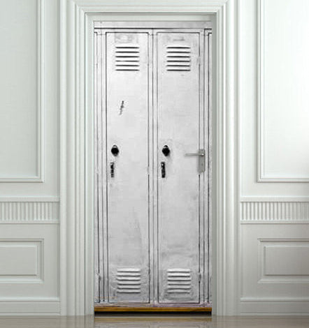 Door sticker cover - Checkroom doors, cloakroom