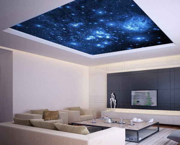 Galaxy ceiling decal. Space celing mural