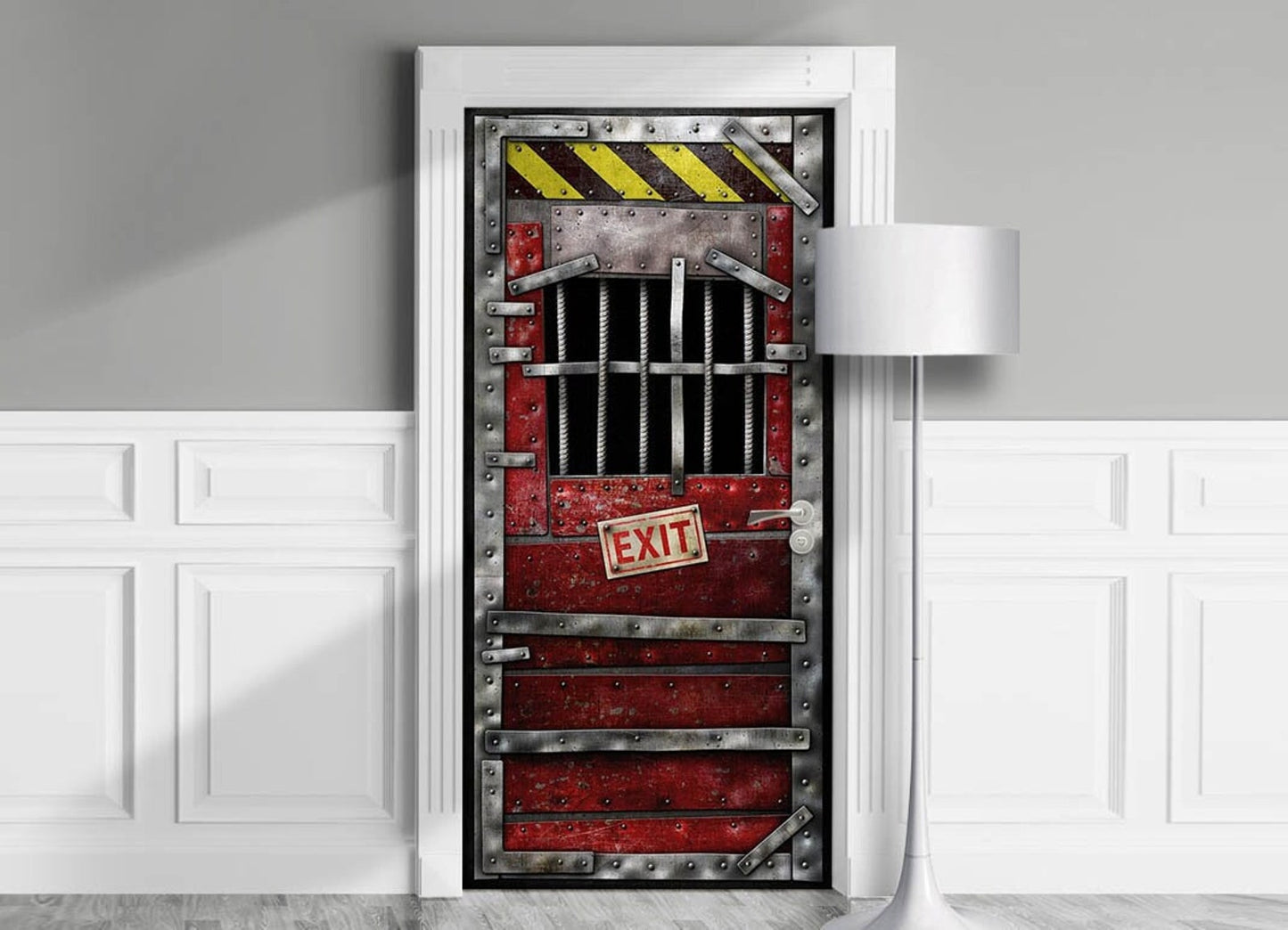 Gamer Safe House Exit door wrap