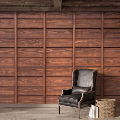 Wooden wallpaper