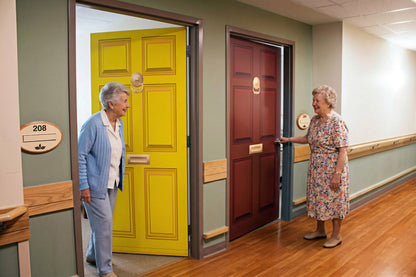 Memory care door decoration