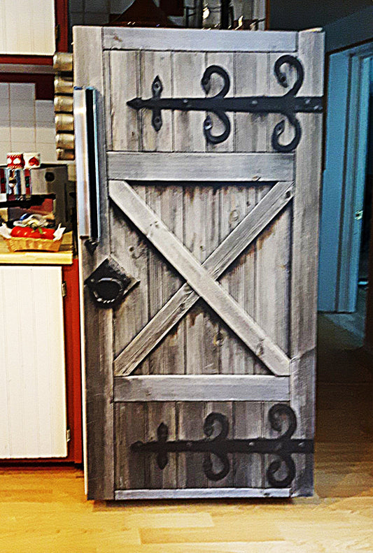 Barn Door Fridge Wrap