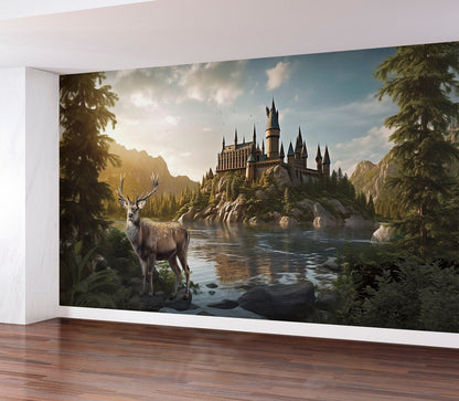 Deer Wall Mural - whole wall decal