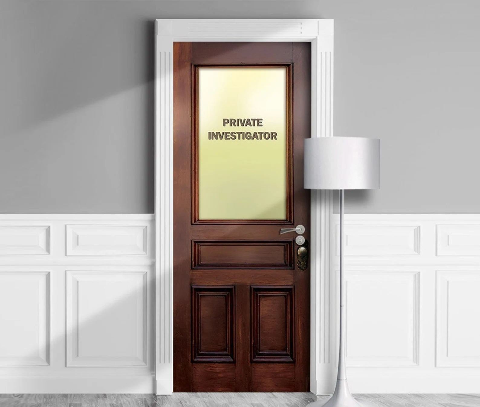 Detective Agency door cover