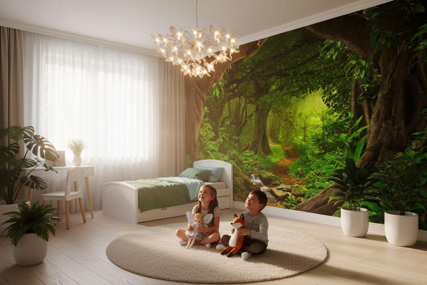 Enchanted Forest Wallpaper | Peel and Stick Mural