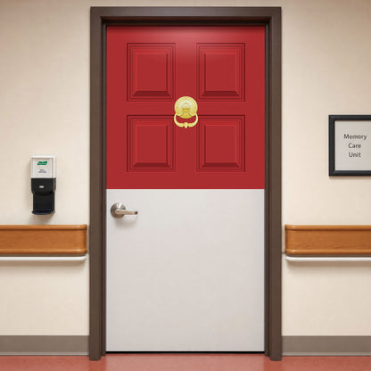 Top Half Door Wraps, Memory Care Door Accent Panels