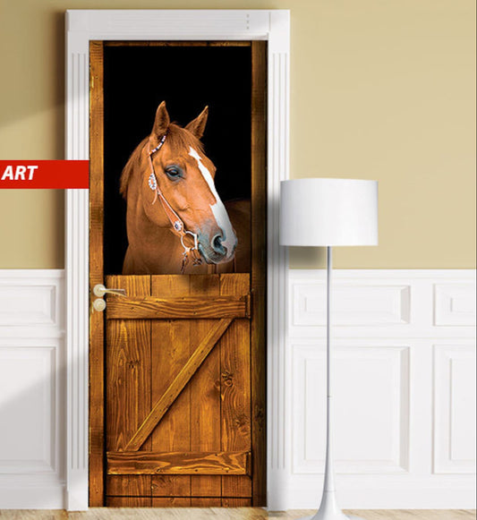 Horse door wrap