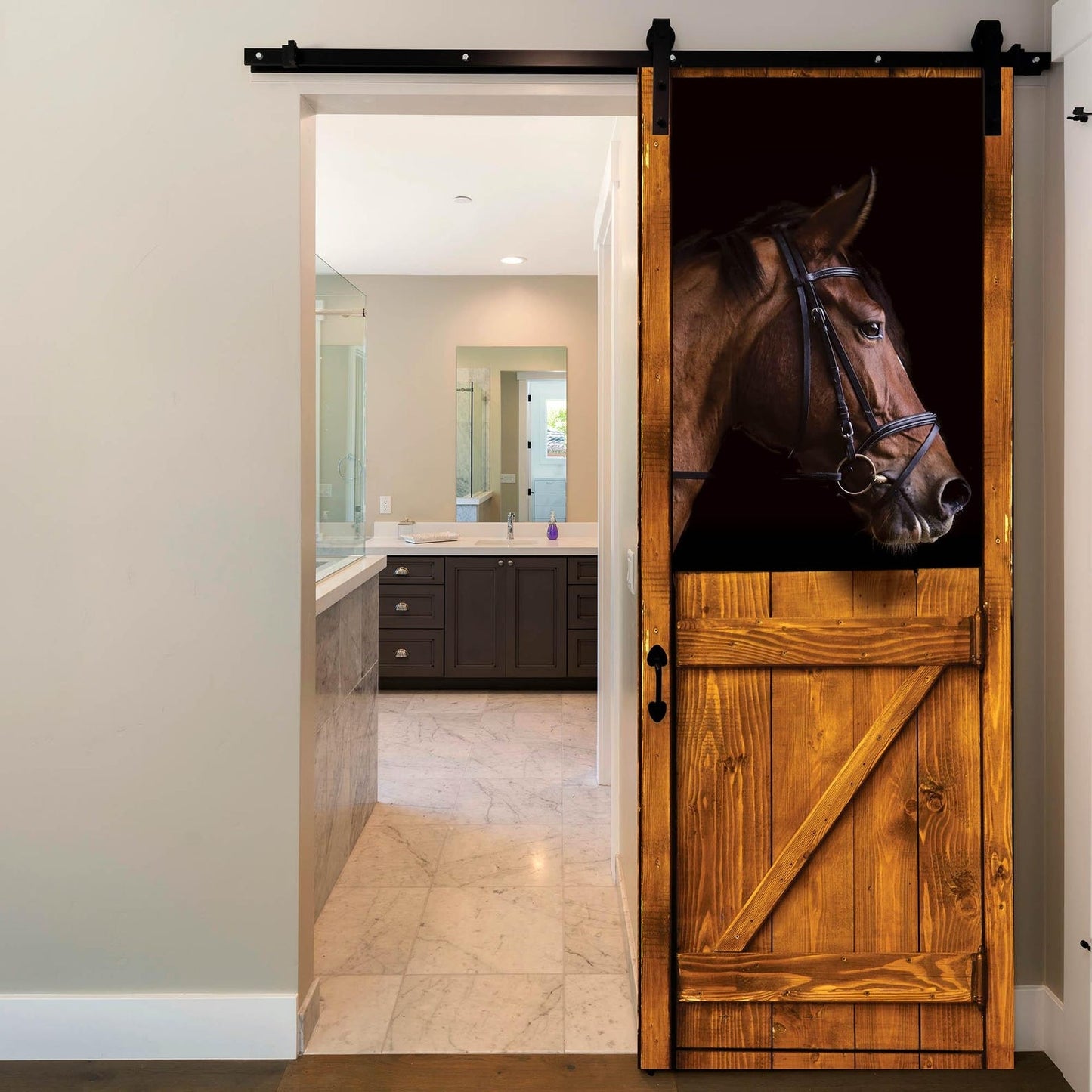 horse barn door cover