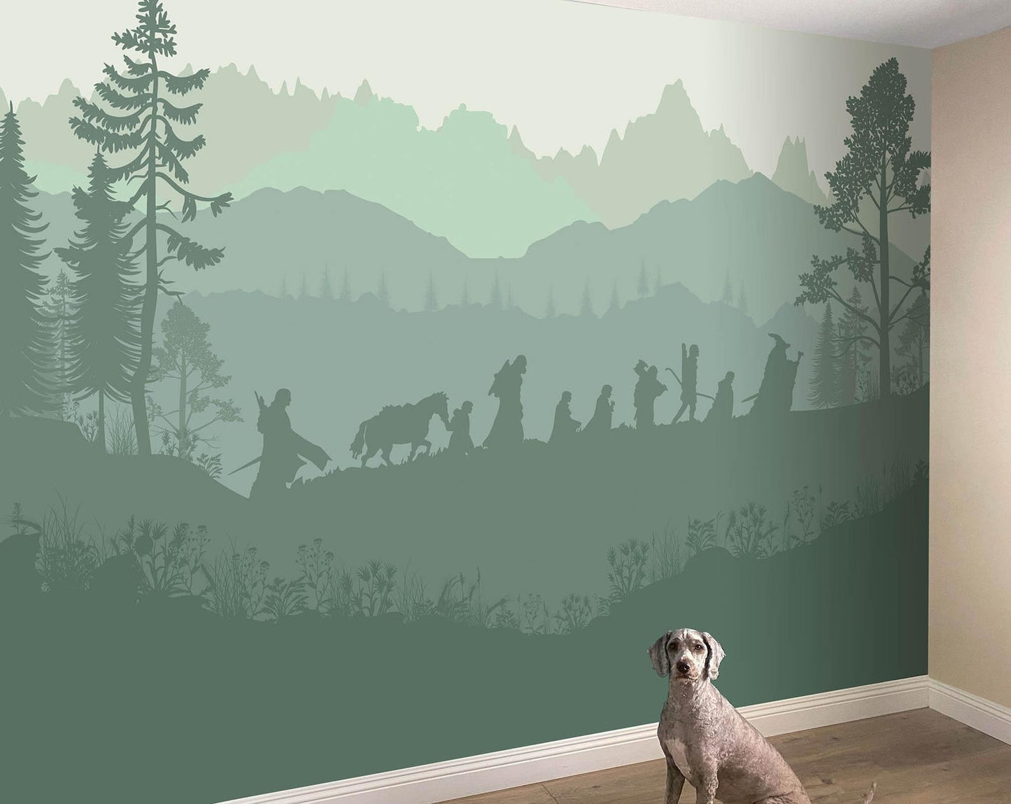 Walking Felowship Wall Mural