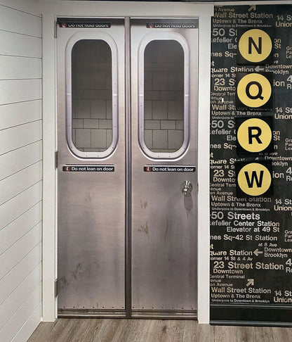Urban Metro Train Sticker 3D Subway Carriage Door Wrap