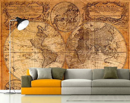 Old World Map Wallpaper