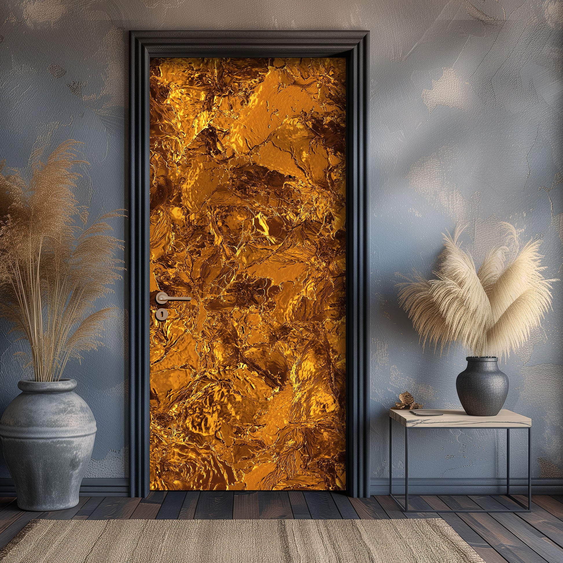 Golden door mural
