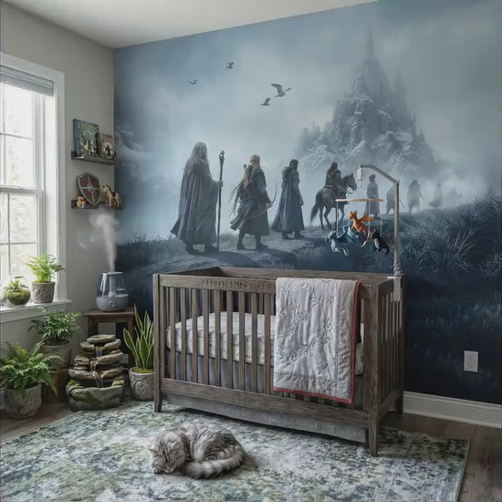 Epic Fantasy Mural, Fellowship Wallpaper